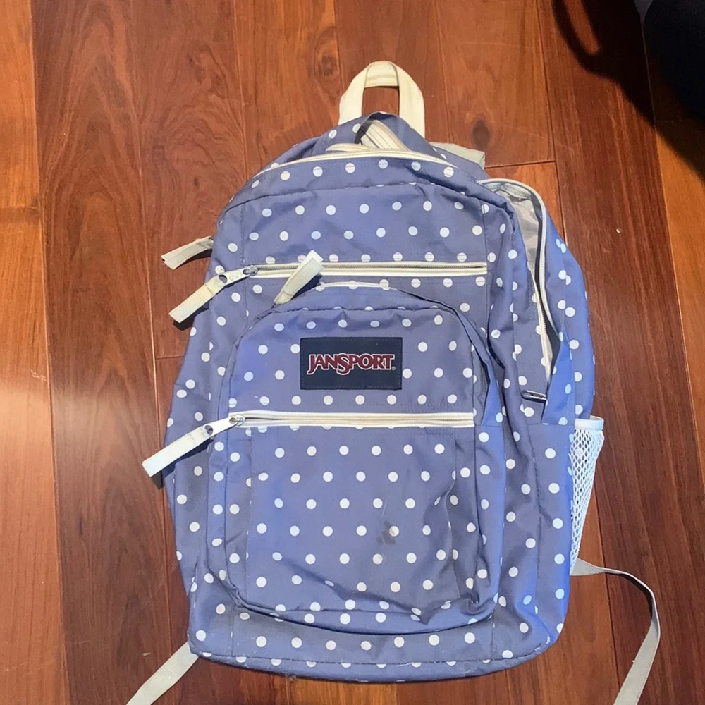 Jansport | Bags | Jansport Big Student Backpack Light Purple With White Polka Dots | Poshmark Jansport | Bags | Jansport Big Student Backpack Light Purple With White Polka Dots | Poshmark